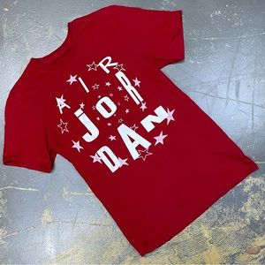 Air Jordan Jumpman Shirt Black Red Bred Small CZ8385-687 23 10 X Chicago